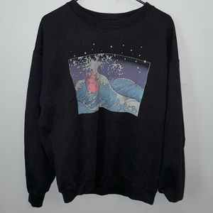 Pacsun graphic crewneck